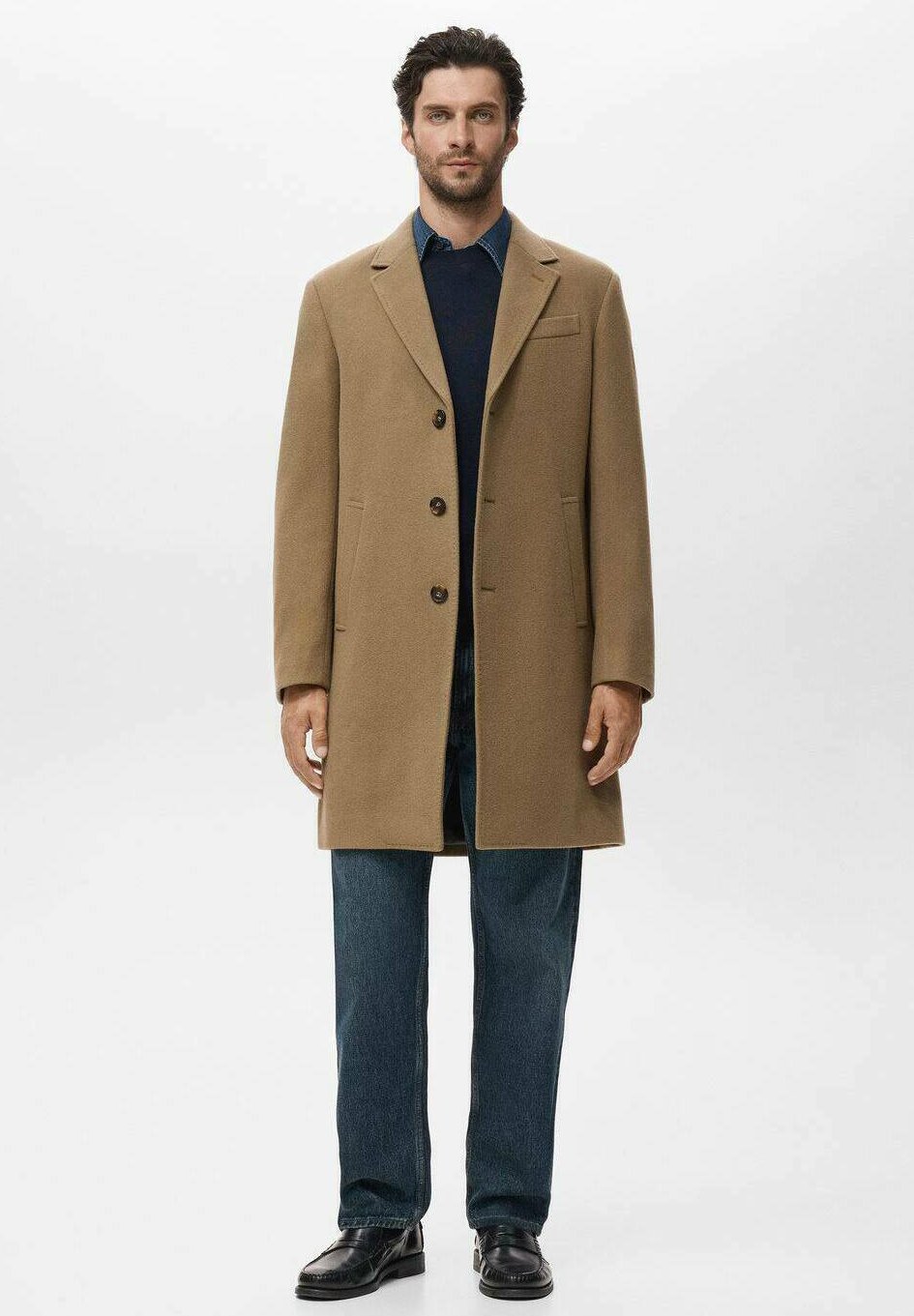 Mango Short Coat - marron