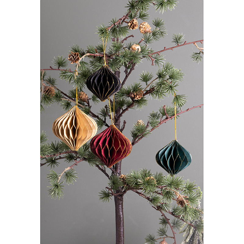Hjem Papirkugle 2-pak ø 8/10 cm, dråbe