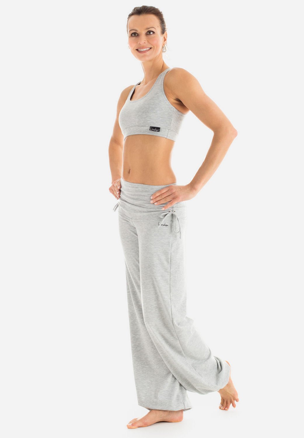 Winshape Trainingshose – grau meliert