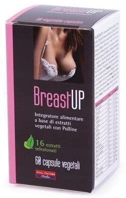 VITAL FACTORS Breast Up, complément alimentaire pour raffermir les seins, 60 capsules