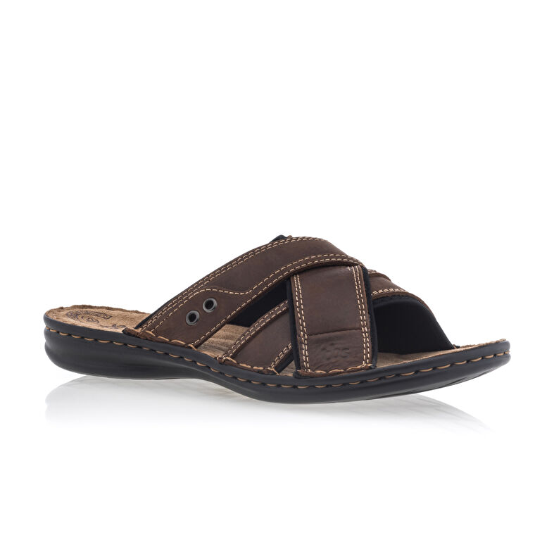  Sandalias marrones para hombre / Zapatos de punta abierta