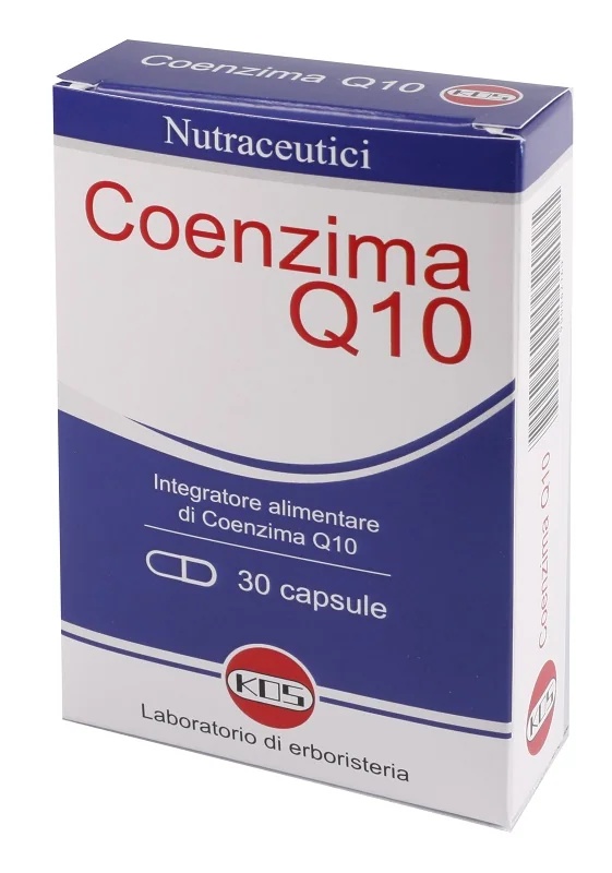 KOS Kos Co-enzym Q10 30 capsules Voor een goed humeur Organism