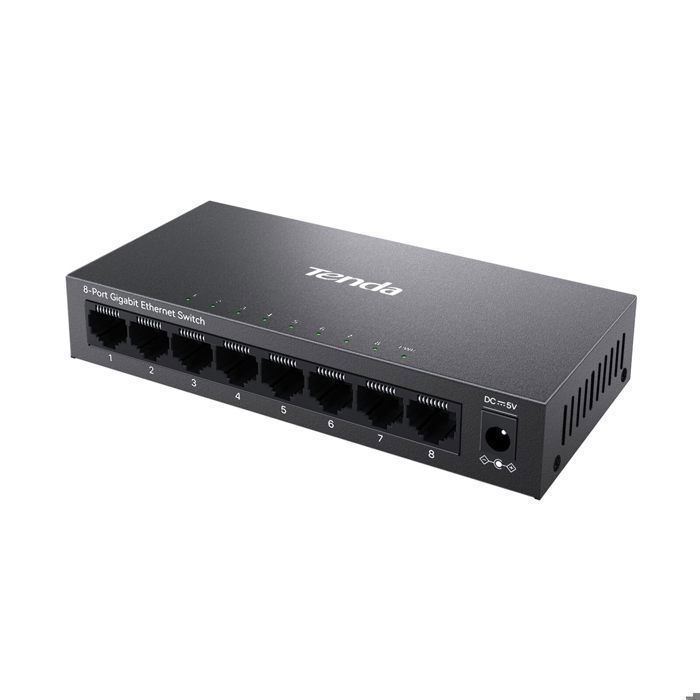 Tenda TEG1008M - Switch Ethernet Gigabit 8 Ports 10/100/1000 Mbps - Switch RJ45 - IGMP Snooping - QoS - Plug-and-Play