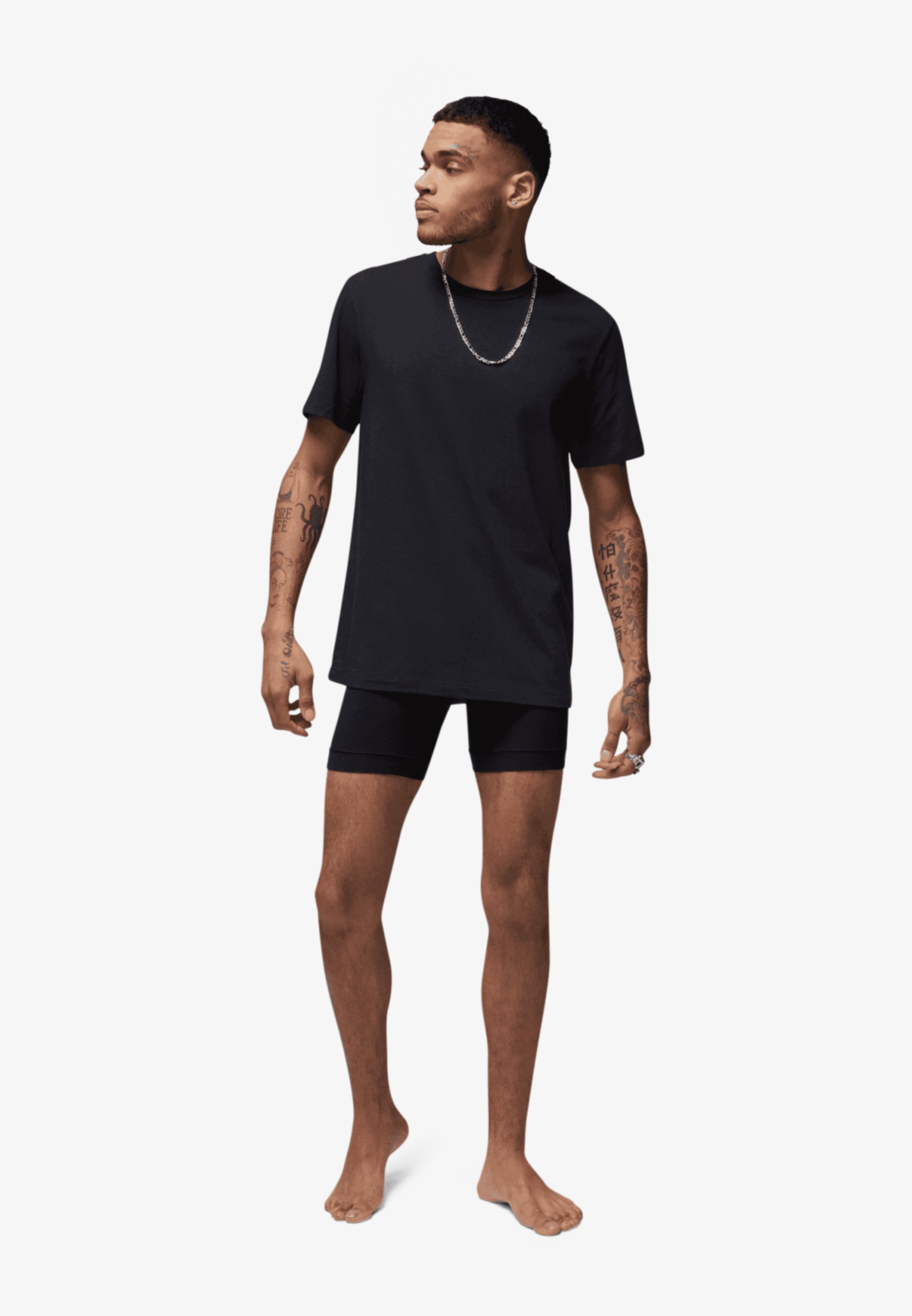 Confezione da 2 magliette Jordan FLIGHT BASE TEE - T-shirt basic - nera