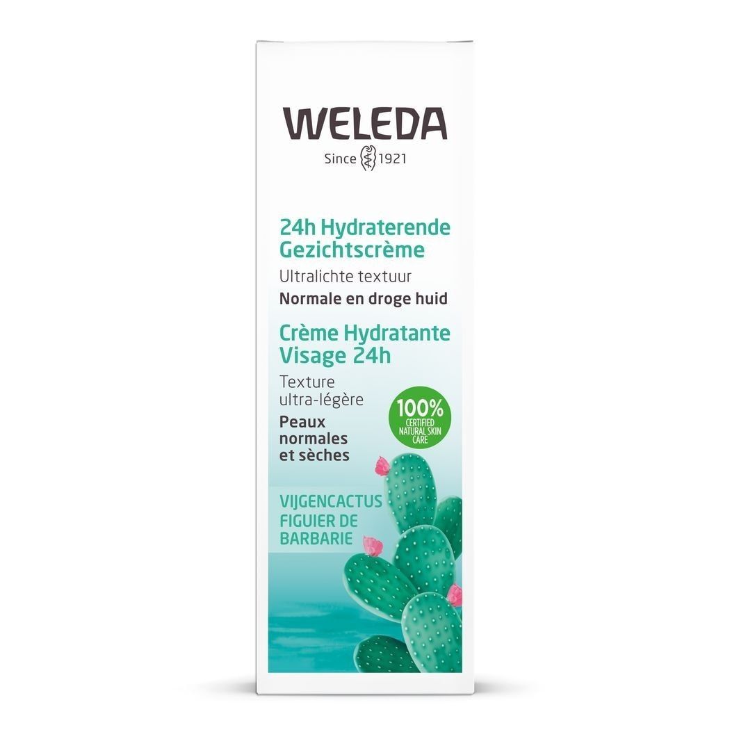 Weleda 24 val. drėkinamasis veido kremas - 30 ml