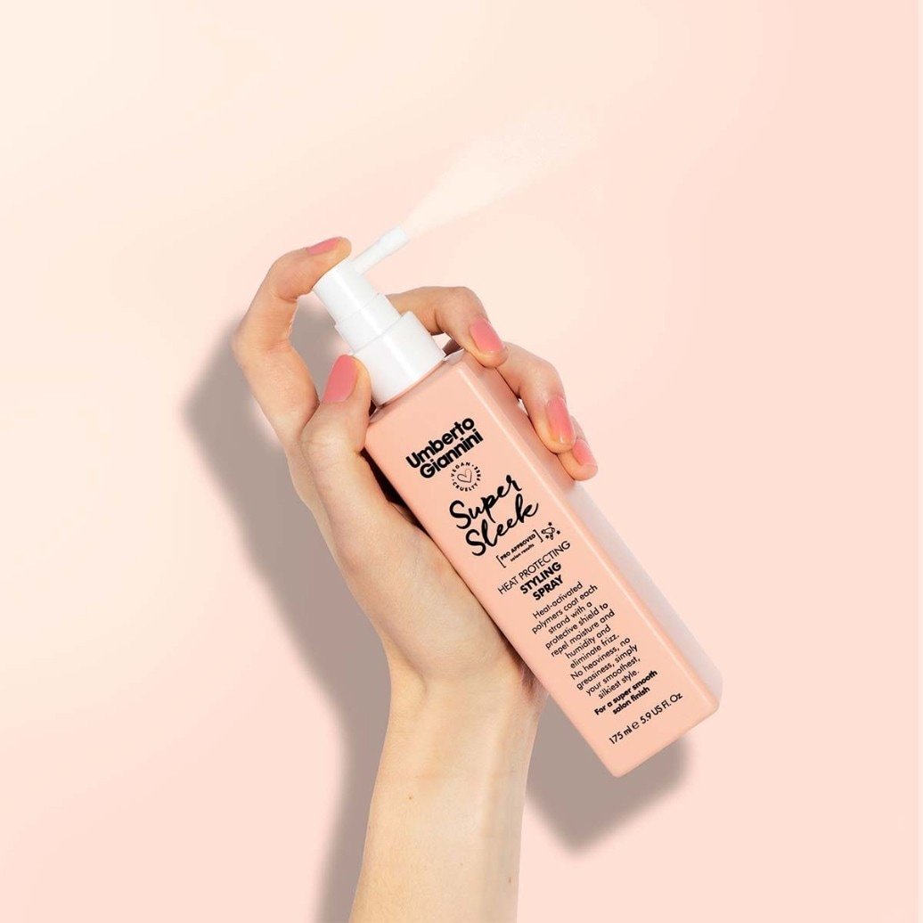 Umberto Giannini karstuma aizsardzības krēms Super Sleek Blow Dry - 175 ml