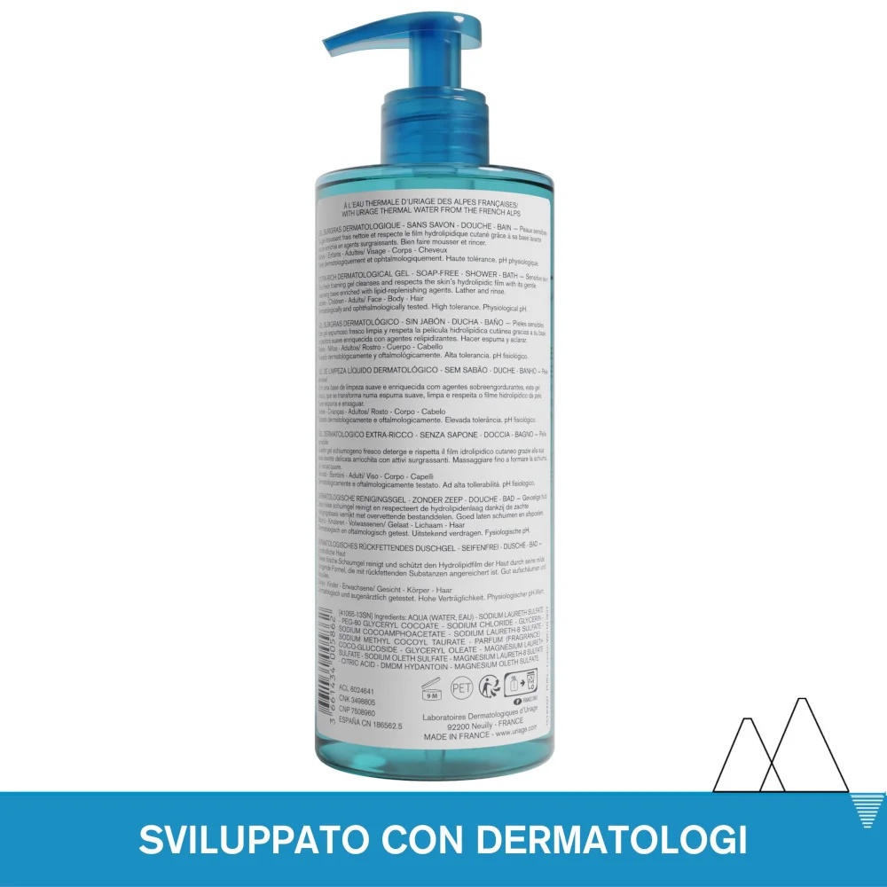 URIAGE Uriage Gel Surgras 500 ml Reinigingsmiddel
