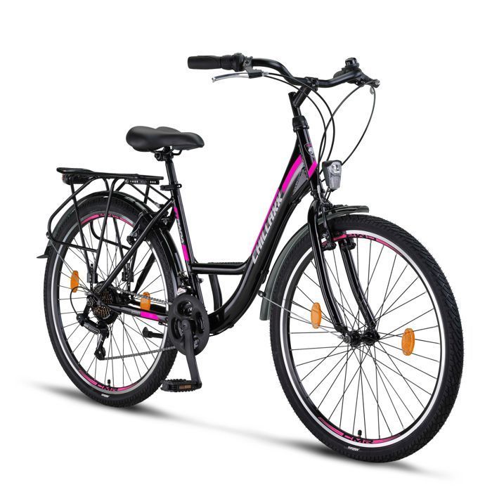 Bycykel - CHILLAXX Strada - 26 tommer 21 gear - Sort - V-bremse