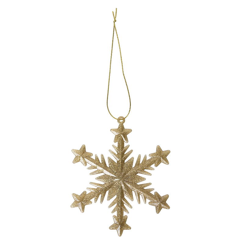 Decoratieve hangers met sneeuwvlokmotief (3 stuks) voor thuisgebruik