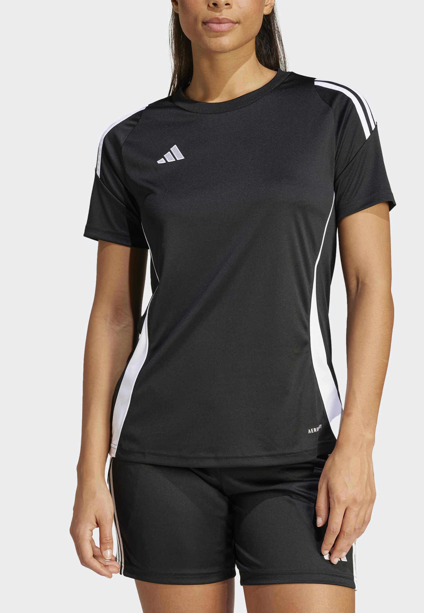 adidas Performance TIRO24 FEMME - T-shirt de sport - noir/blanc