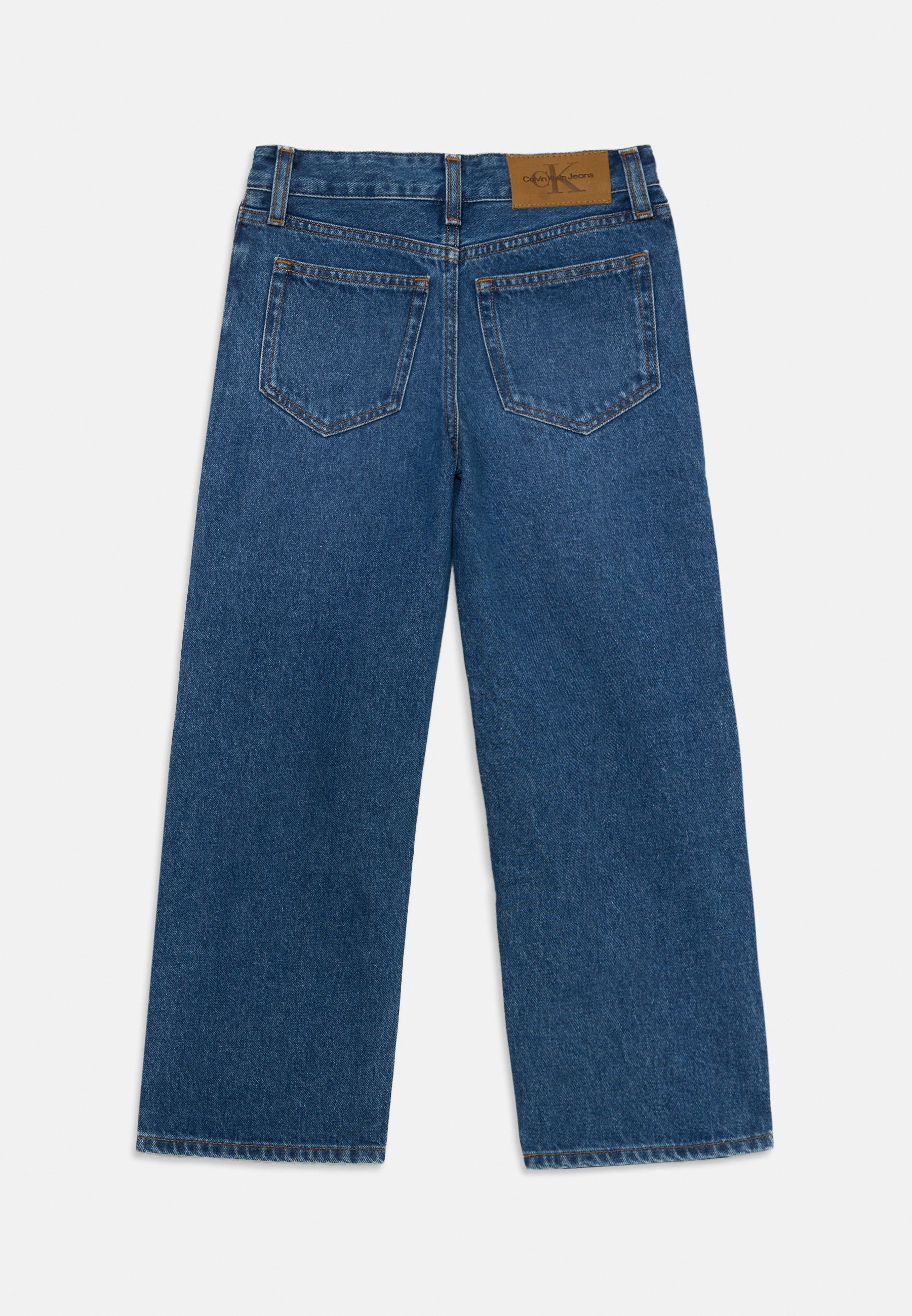 Calvin Klein Jeans SKATER UNISEX - Rechte pijpen jeans - steenblauw