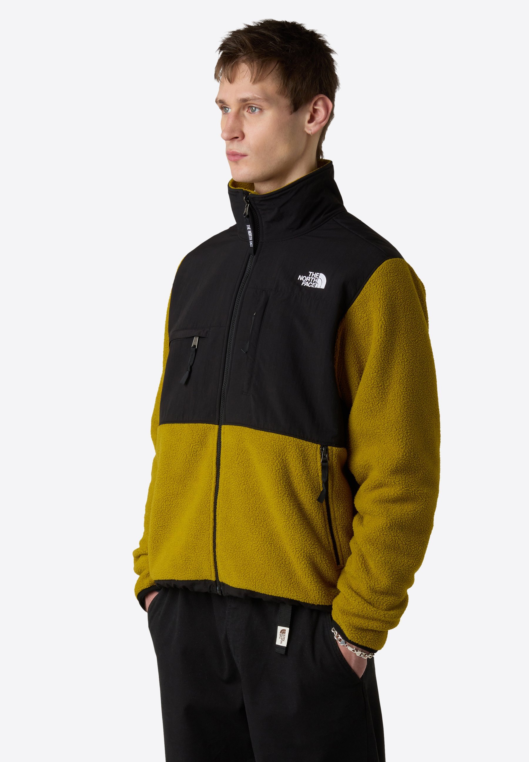 The North Face M RETRO DENALI JACKE - Fleecejacke - Deep Dijon TNF Schwarz