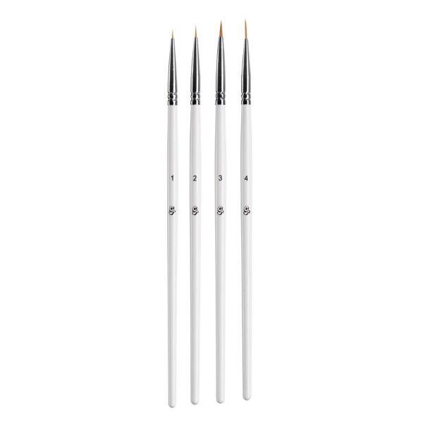 Glisten Cosmetics - Sada štětců na linky Detailed Liner - Štětec