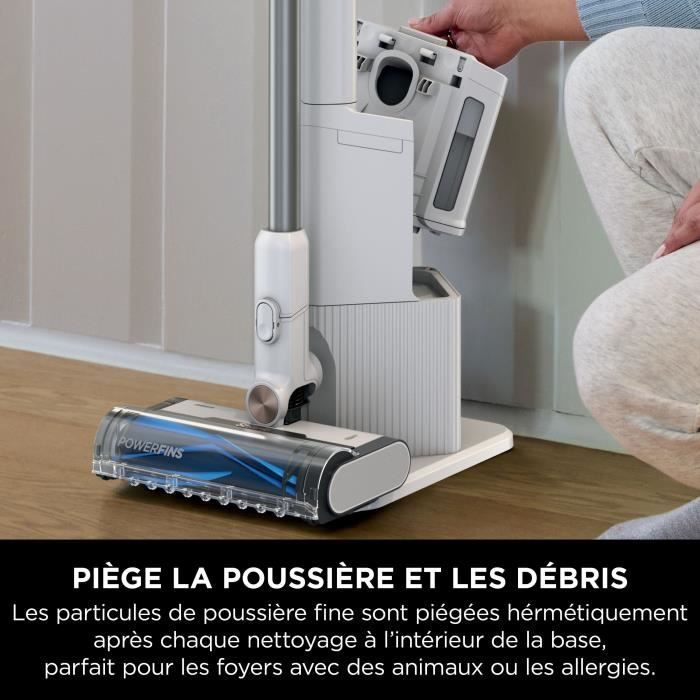 SHARK BU3521EU - Aspirateur Balai sans fil - 181 W - Vidage automatique - 3 modes d'aspiration