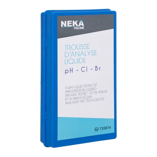 Kit d'analyse liquide Intex pour le test du pH et du chlore des piscines