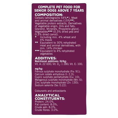 Bakers Senior: ricco di pollo con verdure di campagna