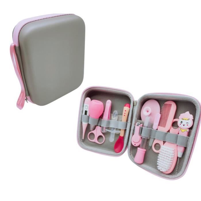 Kit de artículos de aseo para recién nacidos, kit profesional de 14 piezas para el cuidado del recién nacido, ideal para viajes y para el hogar.