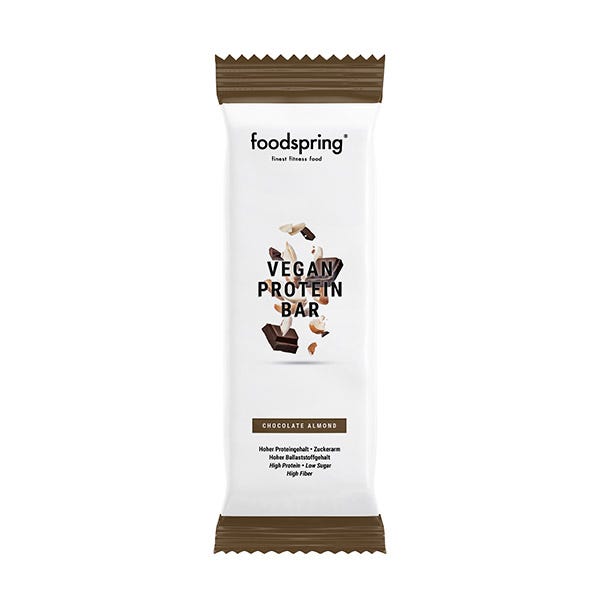 Vegán Fehérjeszelet Csokoládé-Mandulás | 60GR