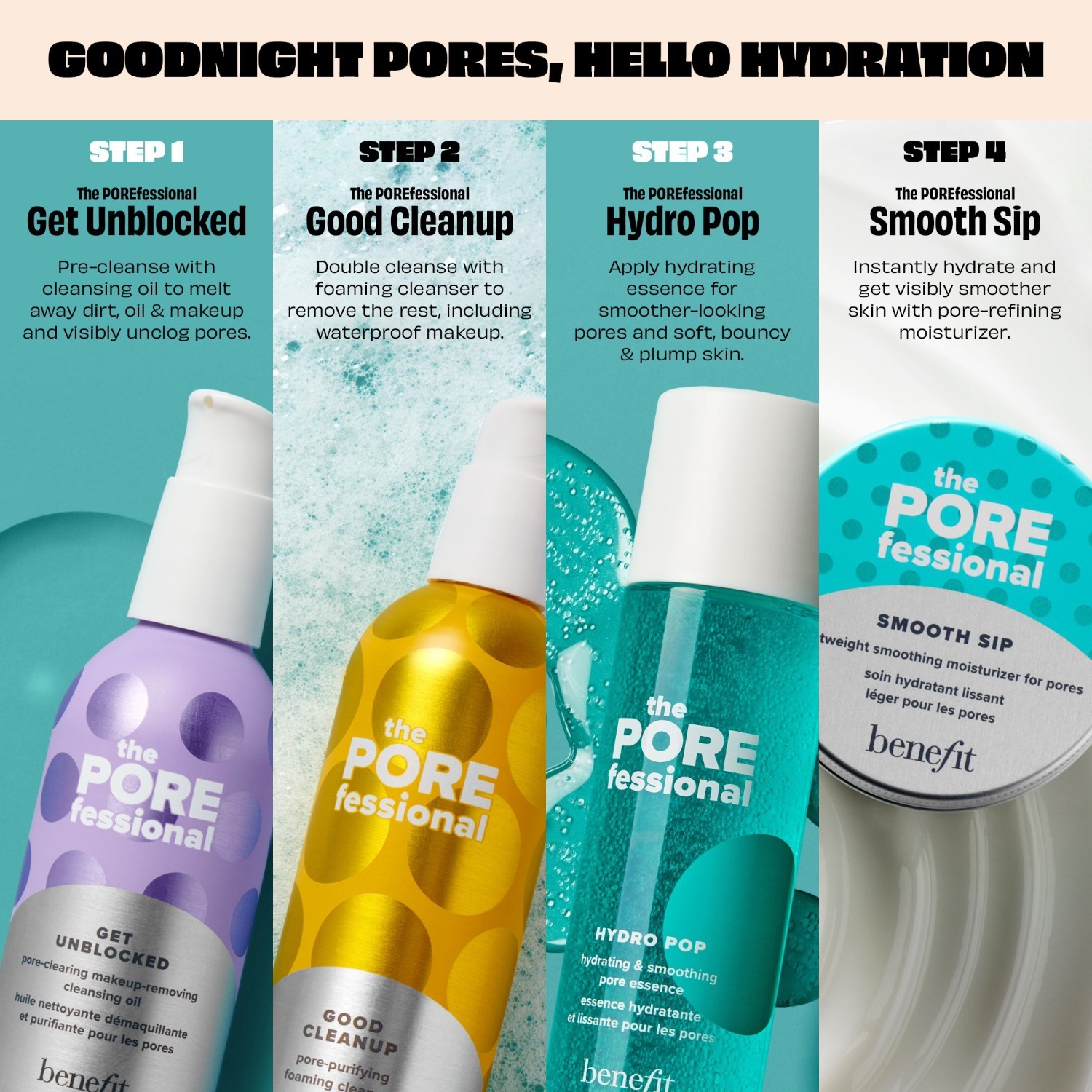 „Benefit“ hialurono rūgšties serumas „The POREfessional Hydro Pop“ – 100 ml