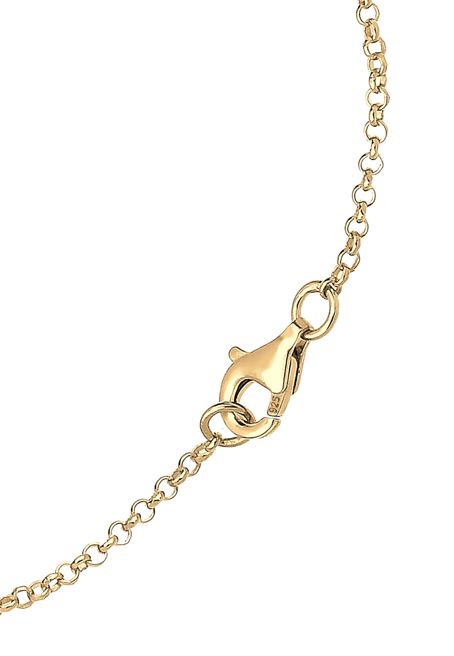 Elli Femmes Classique Basique avec Cristaux en Argent Sterling 925