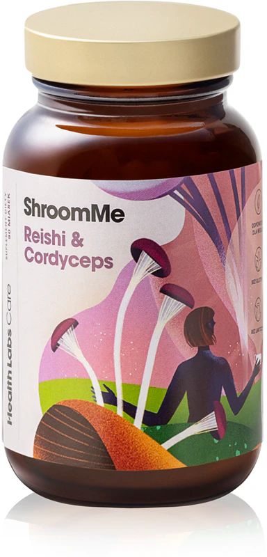 Health Labs Care ShroomMe Reishi & Cordyceps voedingssupplementpoeder ter ondersteuning van het immuunsysteem