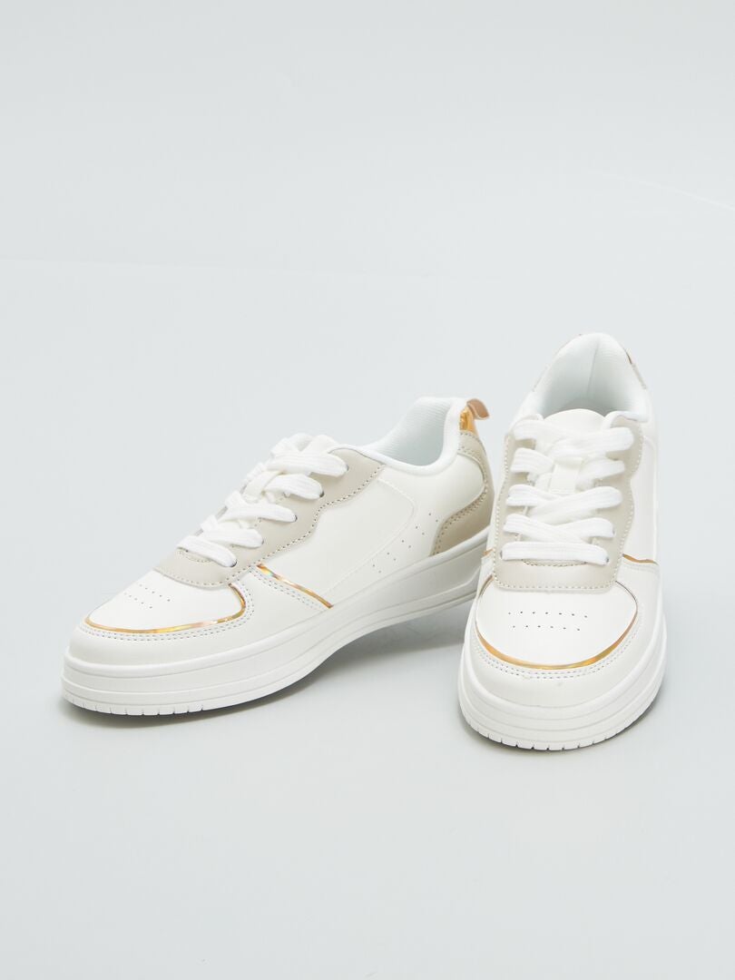 Lage sneakers - WIT