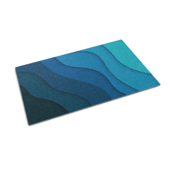 Dekoracja Pod Drzwi Na Buty Niebieski Gradient - 60x40 cm