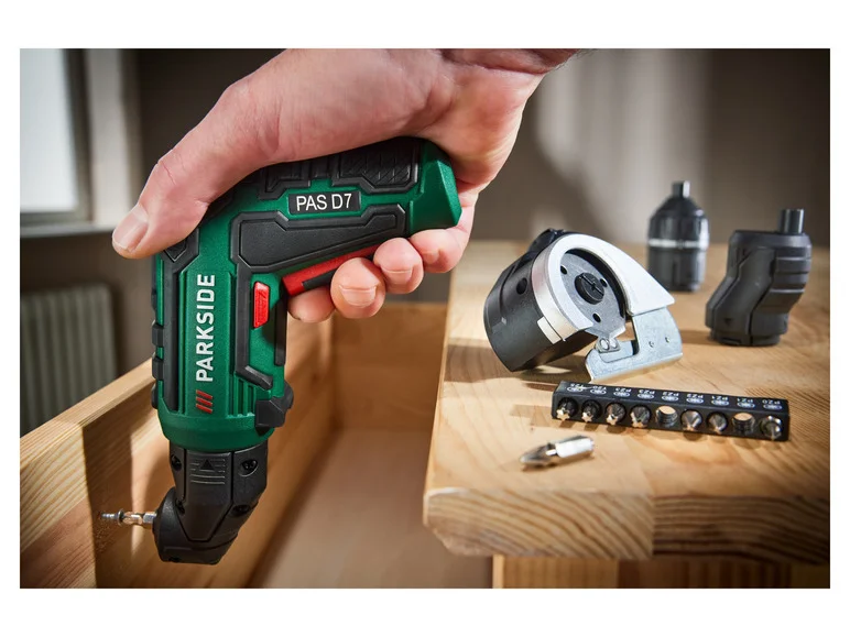 Torno PARKSIDE® sem relevo substituível PAS D7