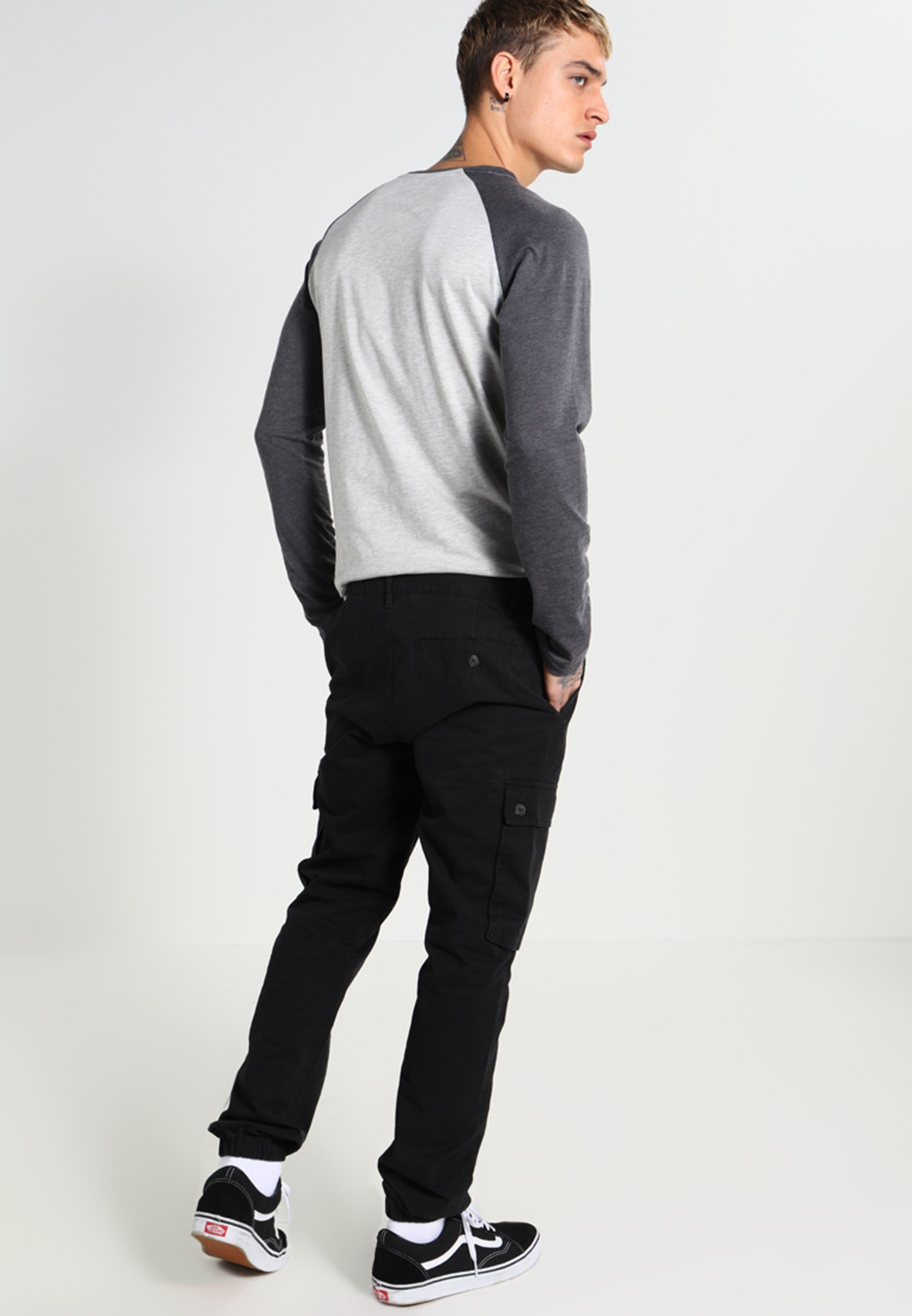 Pantalon cargo Pier One - noir