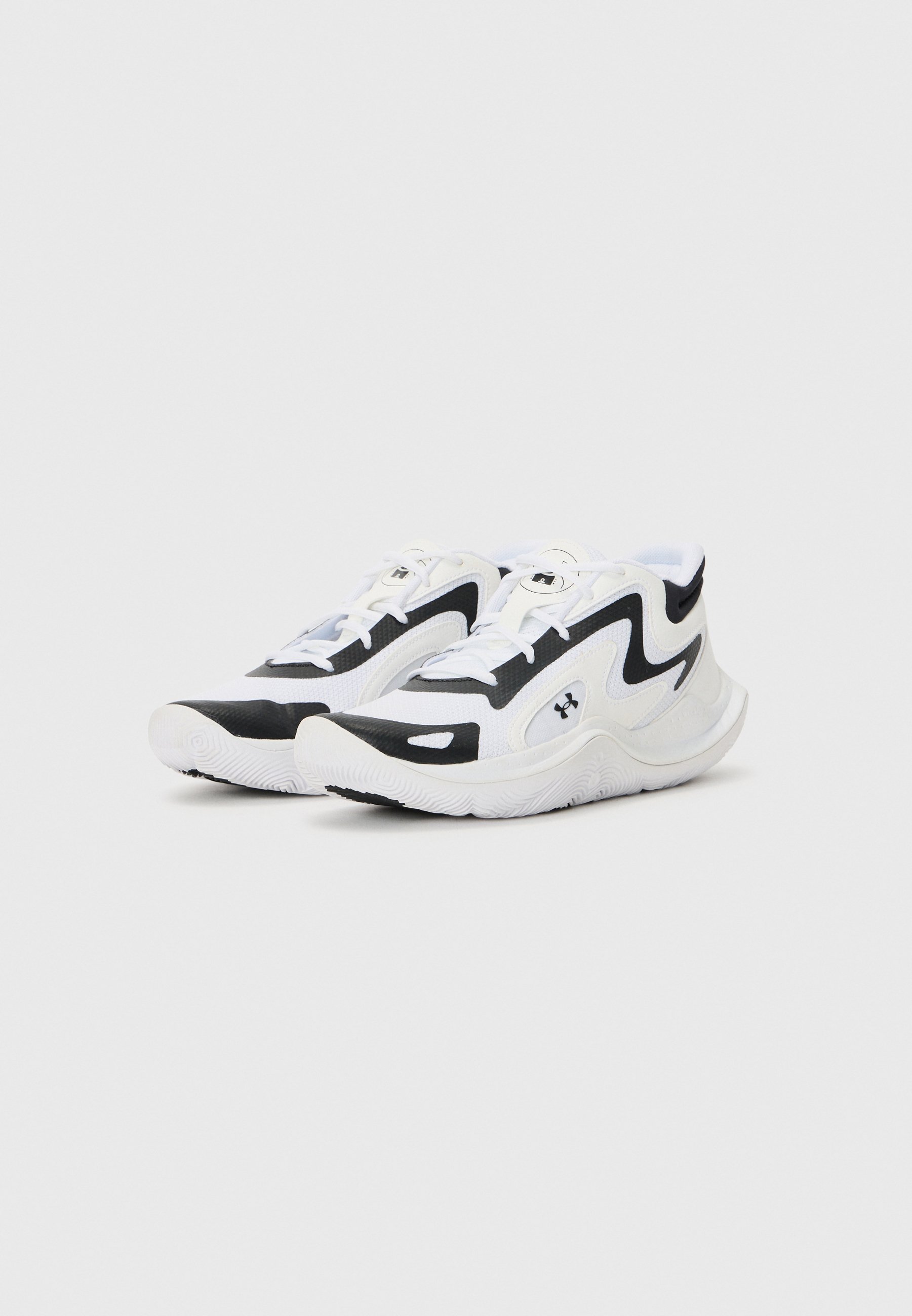 Under Armour JET 25 UNISEX - Basketballschuhe - weiß/schwarz