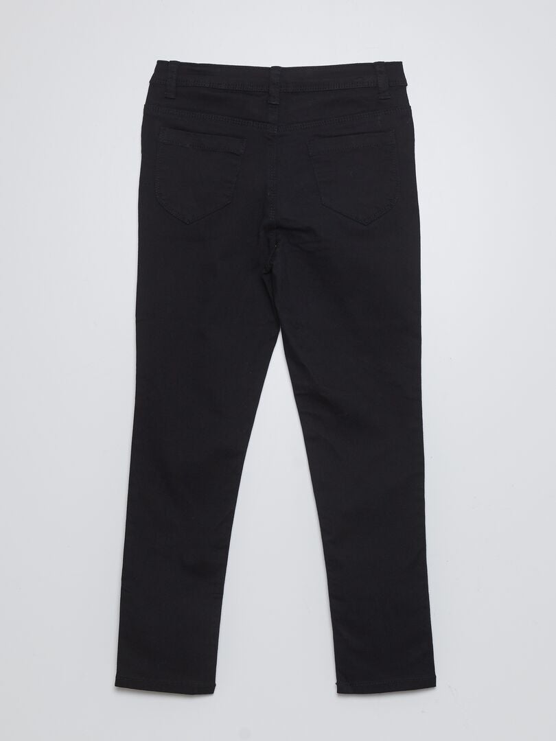 Stretchjeans - Comfortabelere pasvorm - Zwart