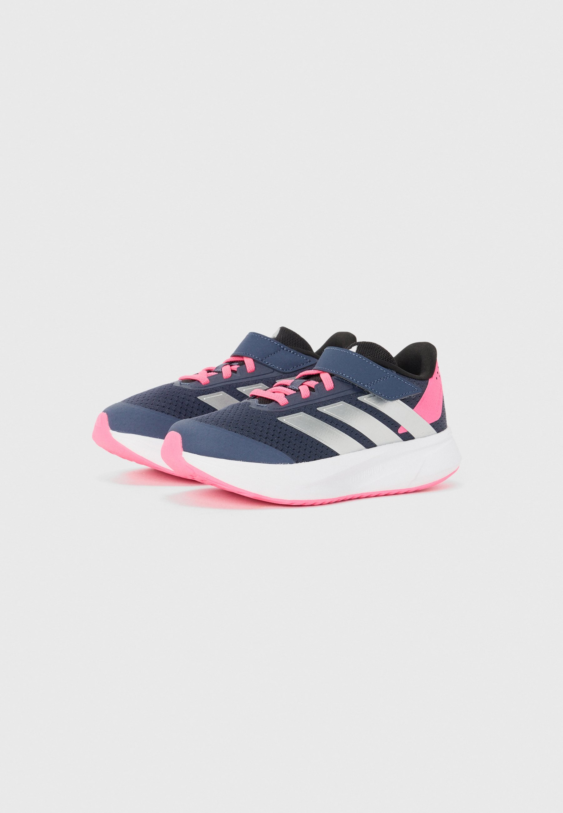 adidas Performance DURAMO UNISEX - Hardloopschoenen voor op de weg - donkerblauw/zilverkleurig/helderroze