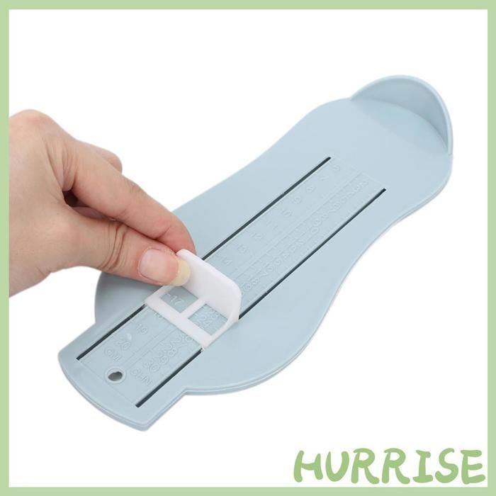 Dispositif de mesure des pieds Dispositif de mesure du pied enfants Piets de chaussures de bébé parfum bain Bleu nature