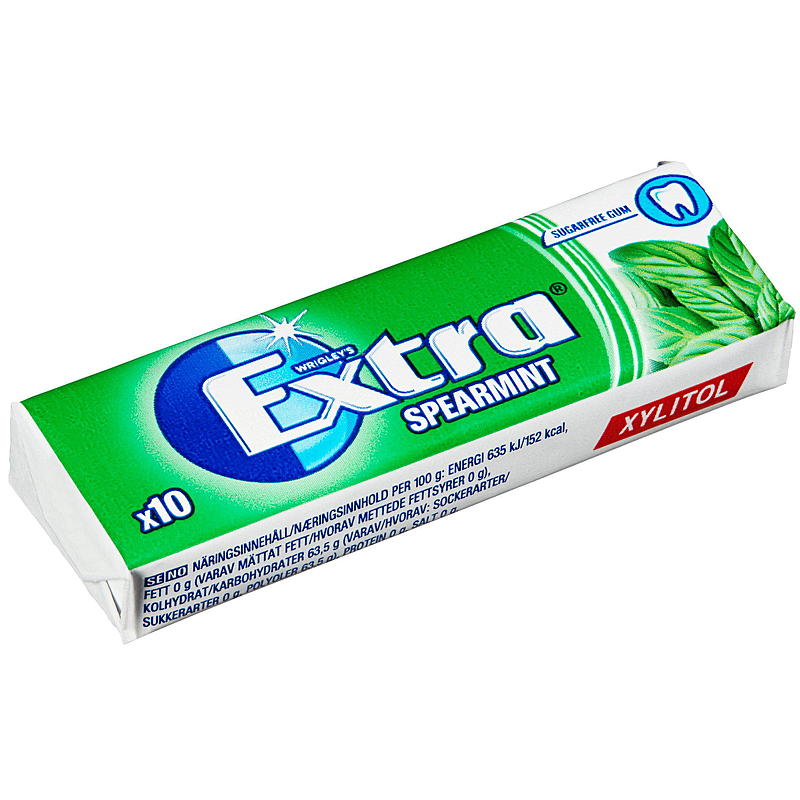 Ekstra Ekstra 14 g Grønn mynte