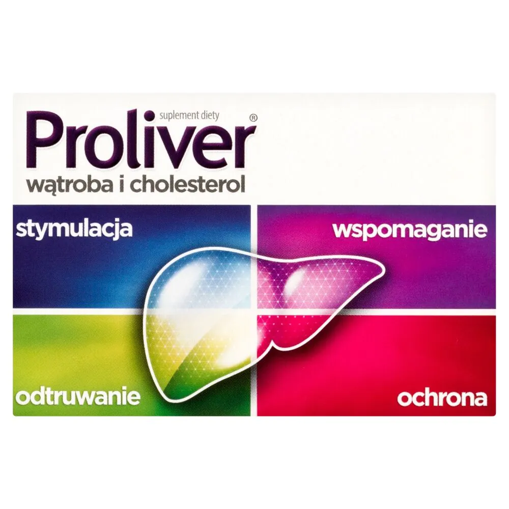 Proliver, Preparat wspomagający pracę wątroby, Tabletki