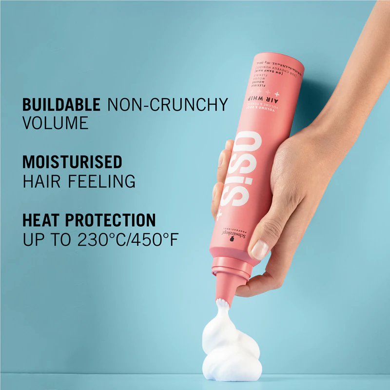 Mousse capilar Schwarzkopf Professional Osis+ Air Whip com efeito fortalecedor