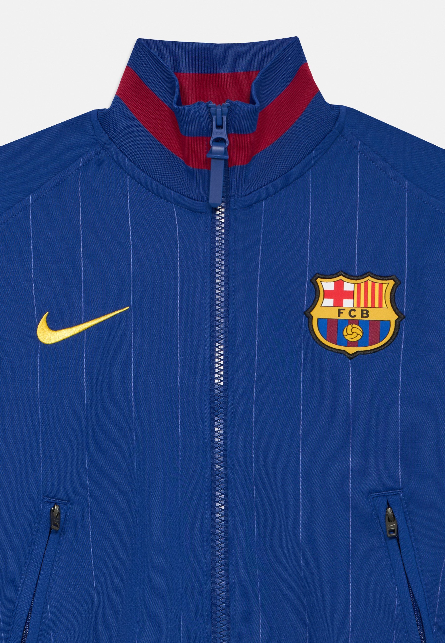 Nike Performance FC BARCELONA FCB UNISEX - Sweatshirt met rits - diep koningsblauw/edelrood/goudkleurig