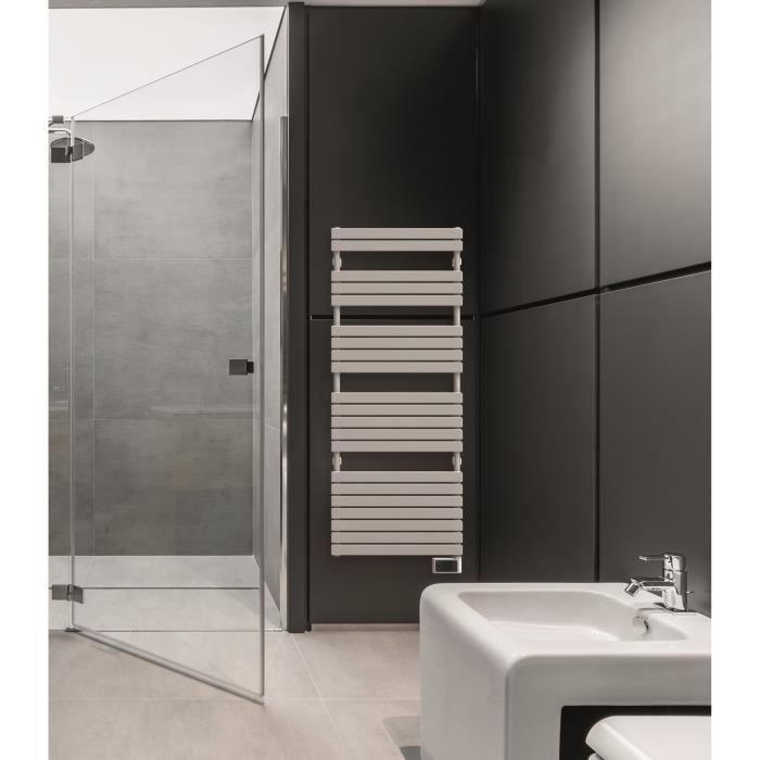 Scaldasalviette elettrico AIRELEC Nantua 3 - 1000W - Fluido termovettore - Programmazione integrata