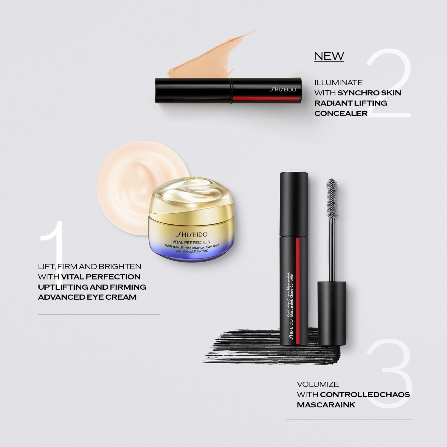 „Shiseido SYNCHRO SKIN“ spindintį stangrinamasis maskuoklis – 2,7 g
