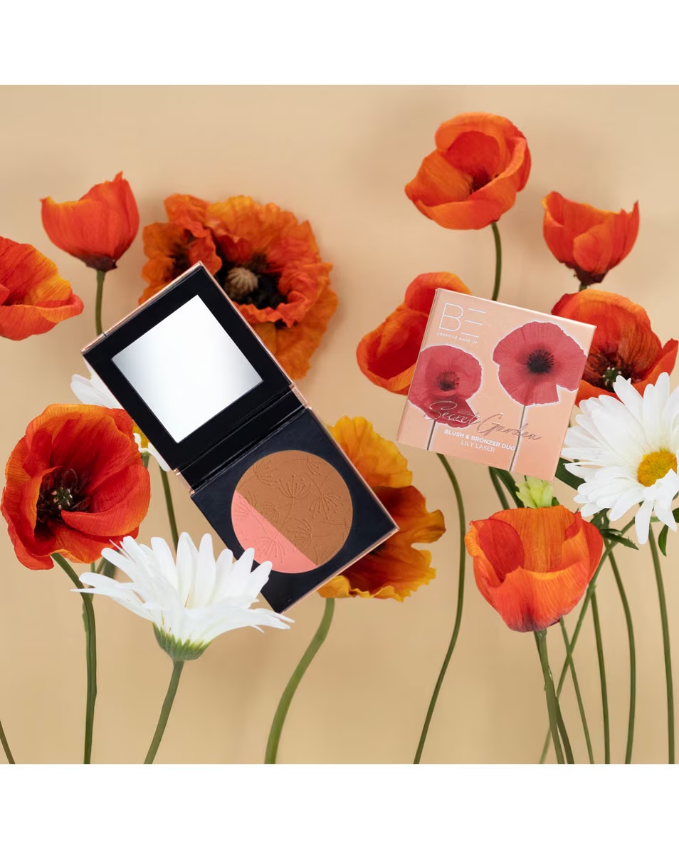 BE CREATIVE MAKE UP COLECȚIA SECRET GARDEN Duo Blush și Bronzer