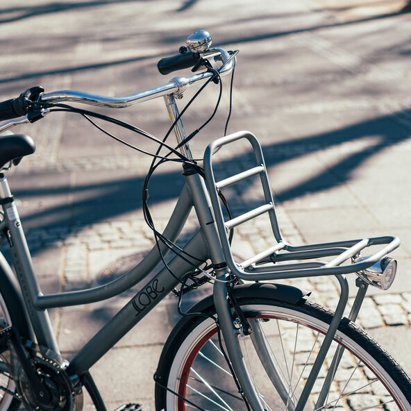 Alu-Elektro-City-Bike, Damen, stupeň