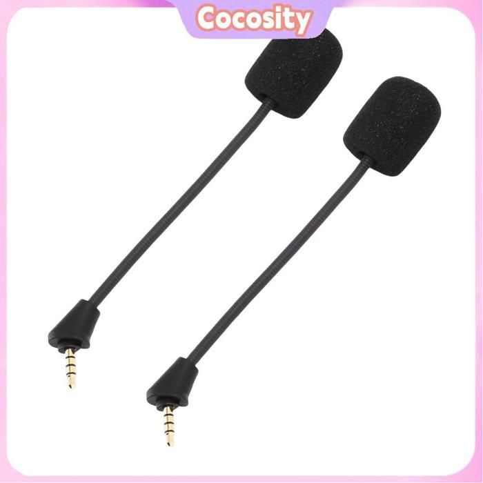 Micrófono de repuesto para auriculares inalámbricos para juegos Cocosity, brazo de micrófono de repuesto para sonido de proyector