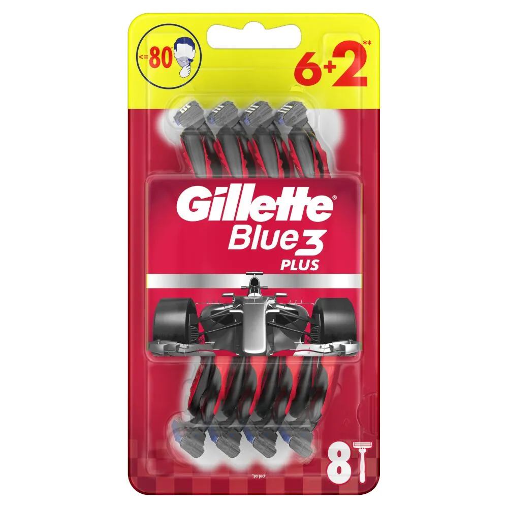 Gillette Maszynki do Golenia Blue3 Red 6+