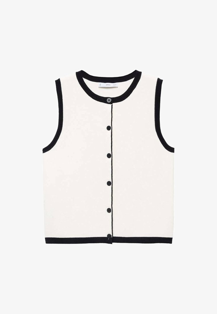 Gilet Mango - blanc cassé