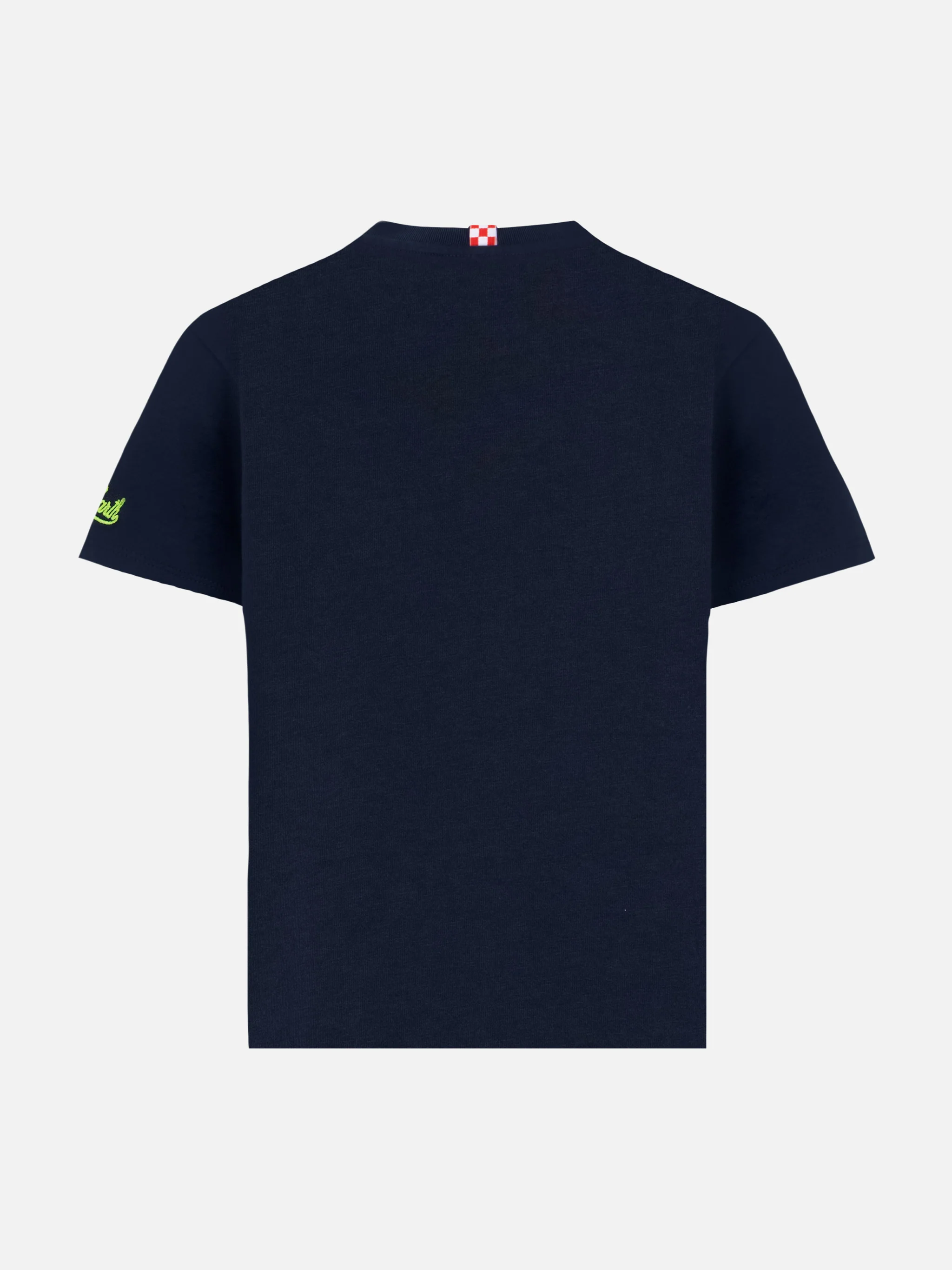 Portofino Jr. katoenen jersey T-shirt met Bello en Monello borduurwerk