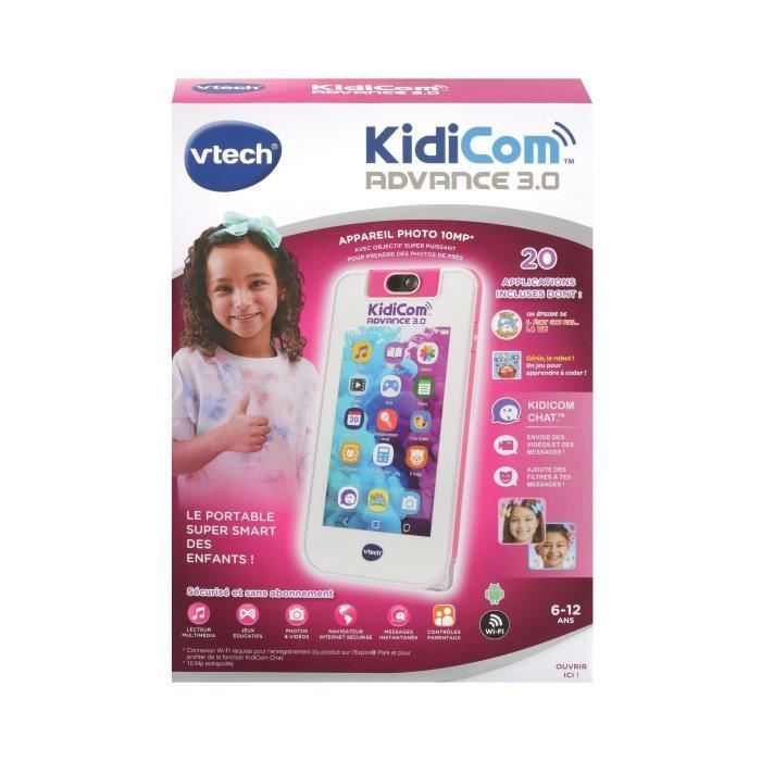 VTECH - KidiCom Advance 3.0 - White - High-Tech Features - Rechargeable Battery - Ages 6-12