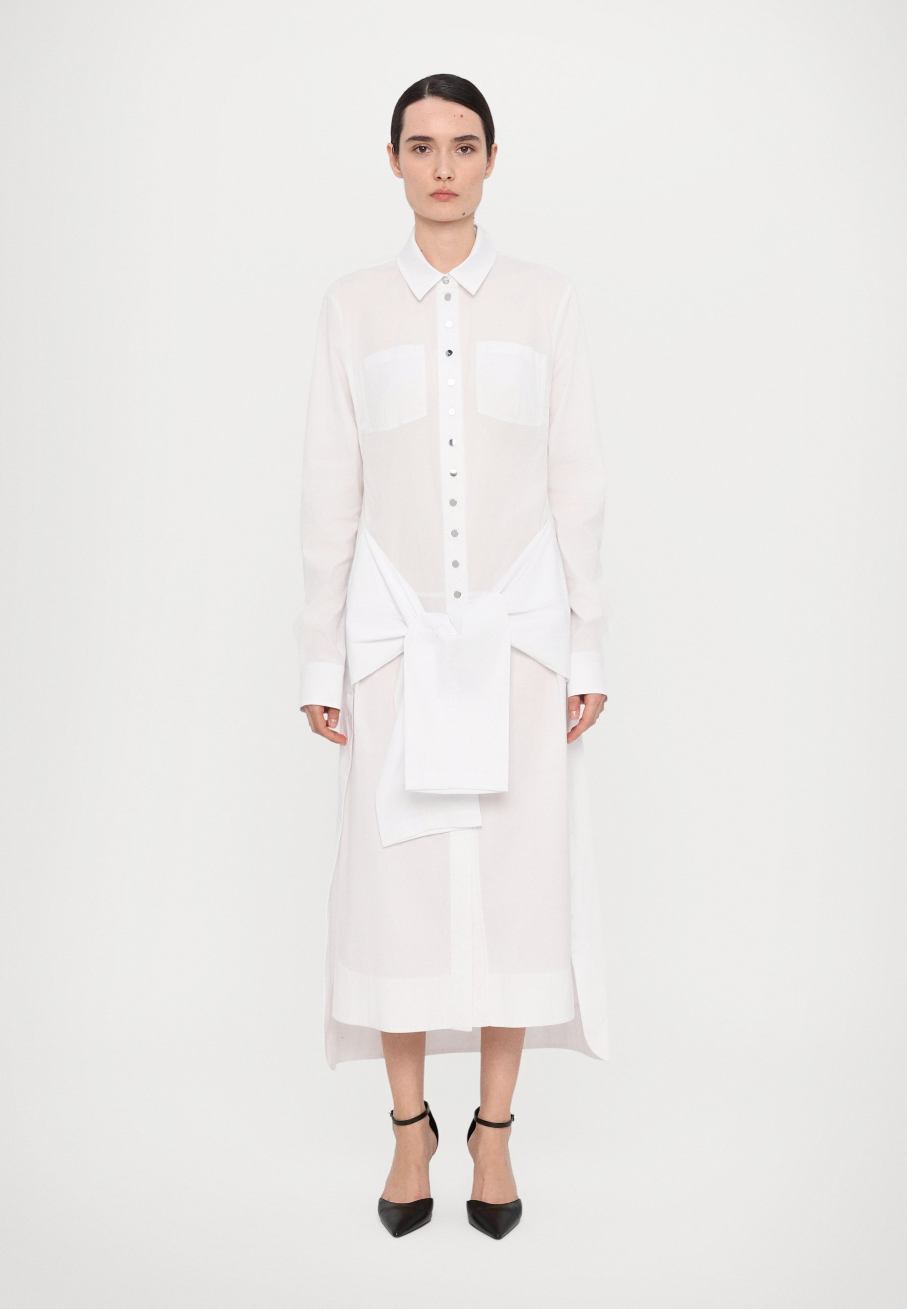 Robe longue Rabanne - blanche