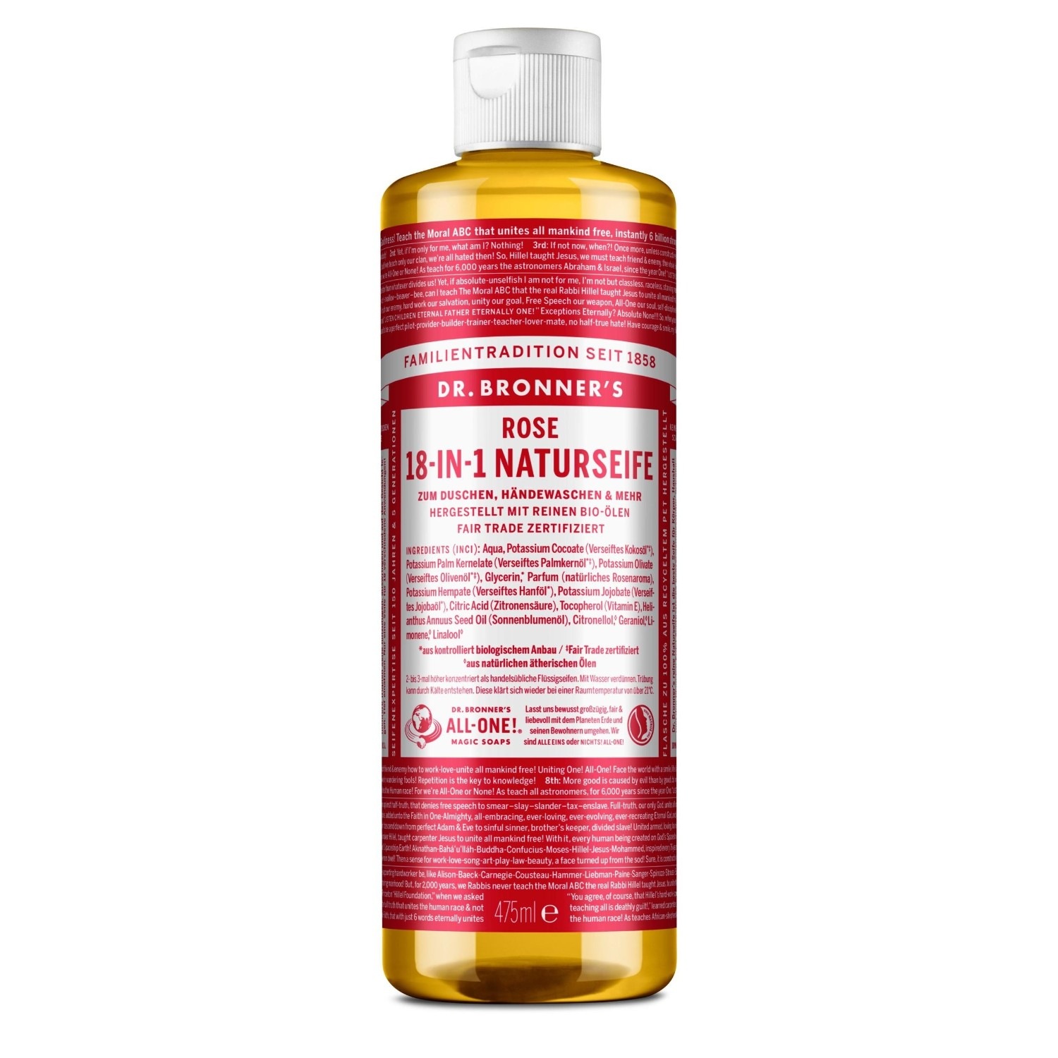 Gel douche à la rose Dr. Bronner's - 475 ml