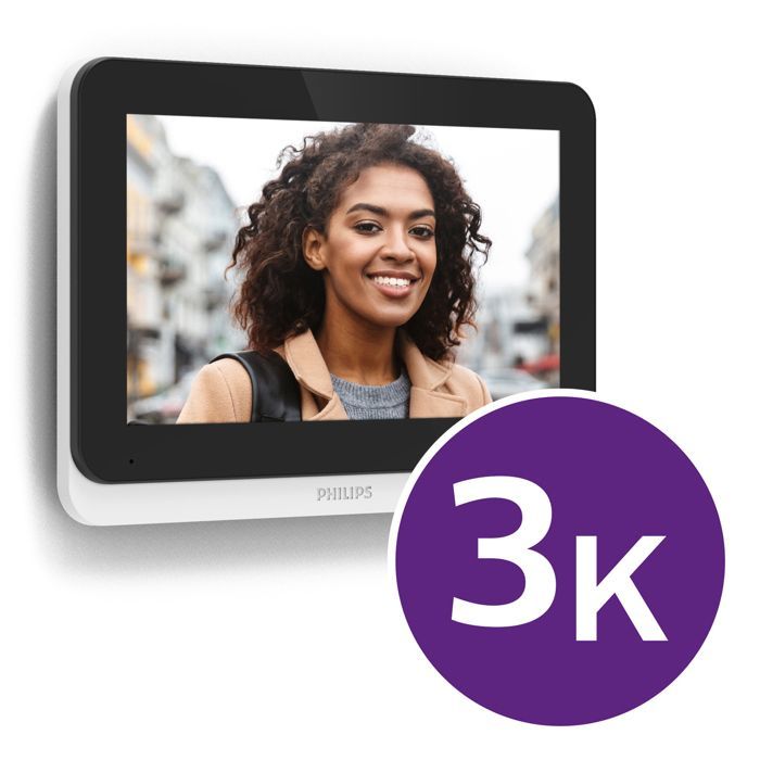 Videoportero con pantalla táctil conectado Philips - 531046 - Imagen 3K - WelcomeEye Connect 3
