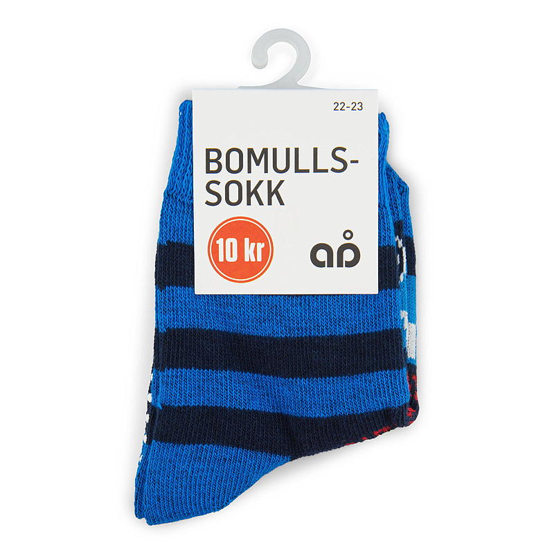 Time 2 Change -puuvillaiset sukat kuviolla, koko 22/23